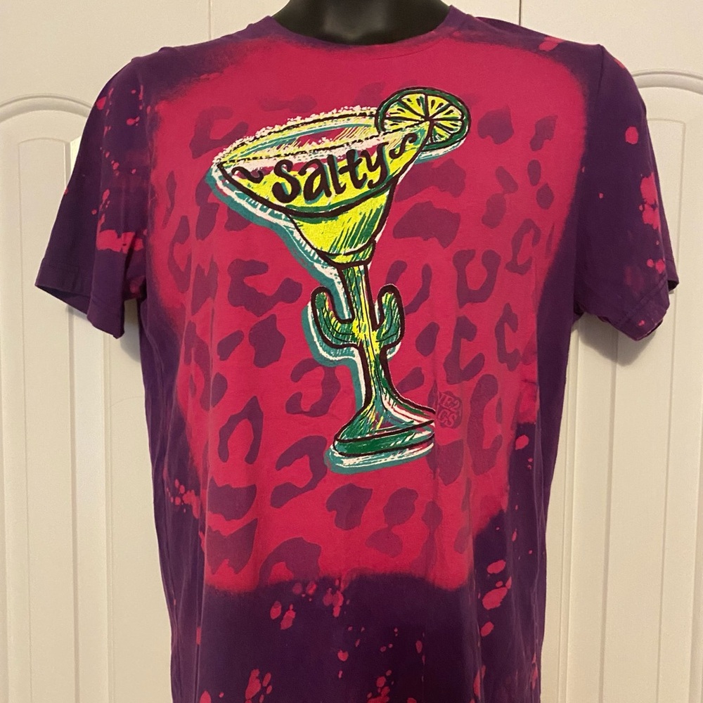 Margarita Salty Purple and Pink Graphic T-Shirt